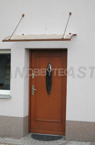 Vchodová stříška nad dveře z kvalitního materiálu